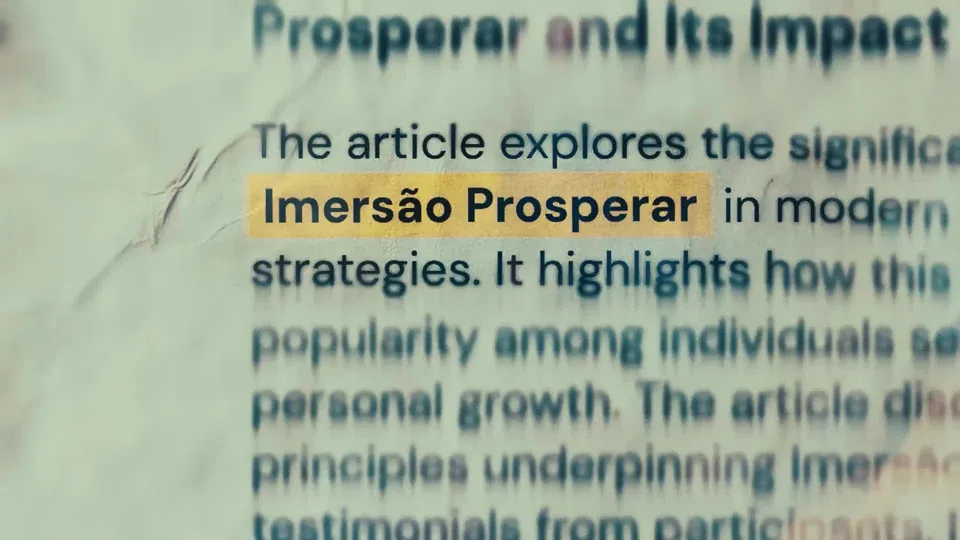 Prévia do vídeo da Imersão Prosperar